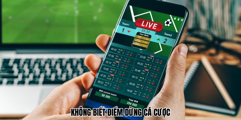 Không biết điểm dừng cá cược