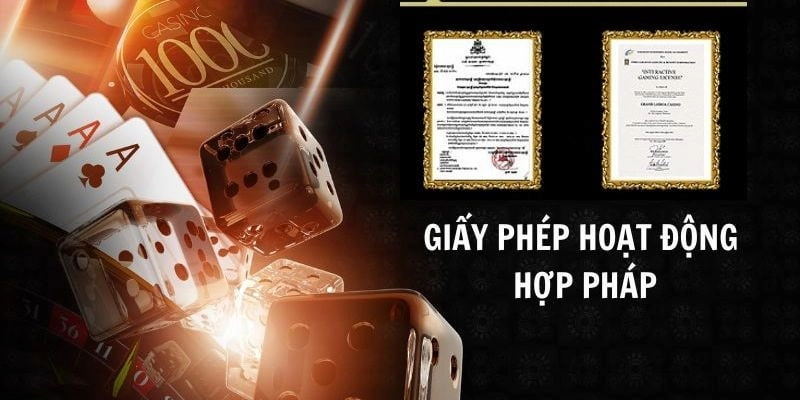 Giấy phép hoạt động hợp pháp của sảnh cược